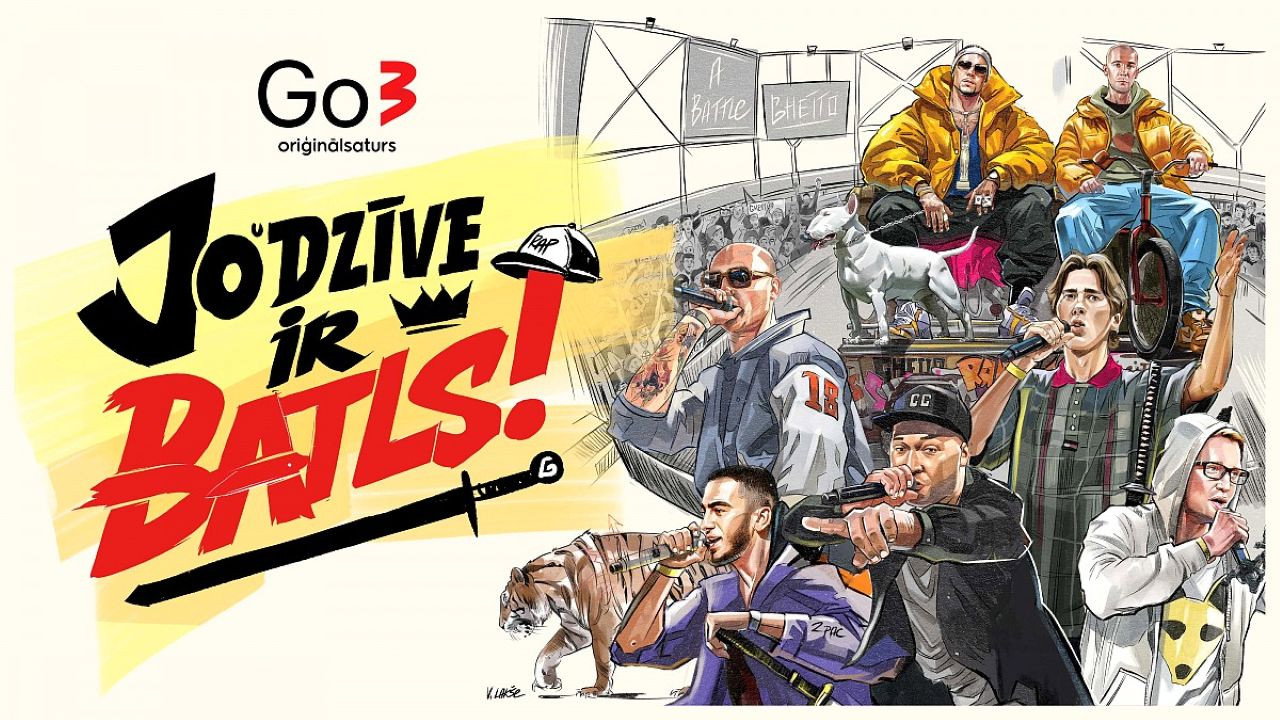 Jo dzīve ir batls backdrop