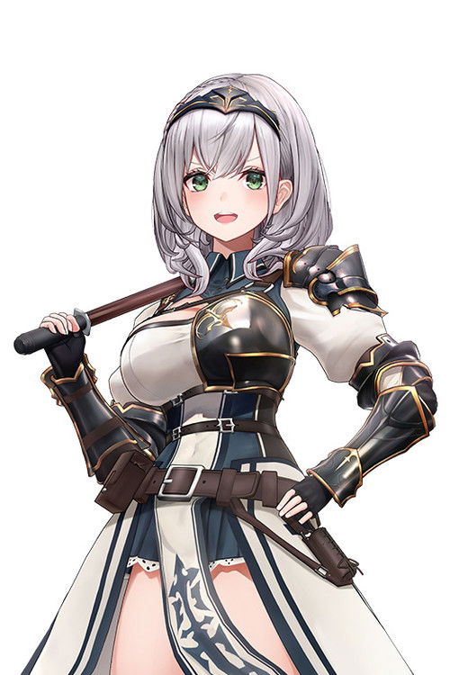 Shirogane Noel as Shirogane Noel