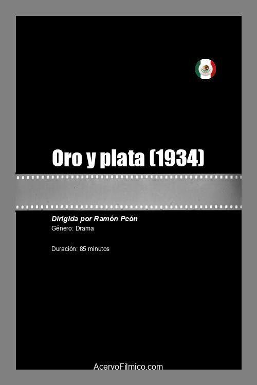 Oro y plata poster