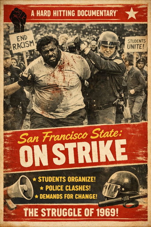 San Francisco State: On Strike poster