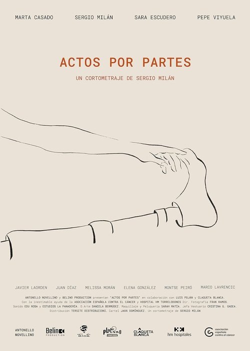 Actos por partes poster