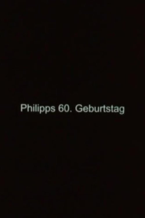 Philipp's 60th Birthday poster