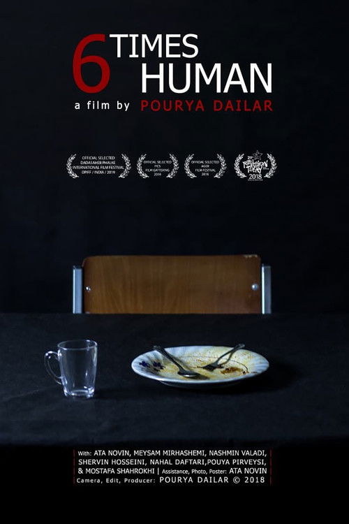 6 Times Human poster