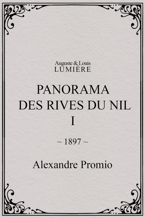 Panorama des rives du Nil, [I] poster