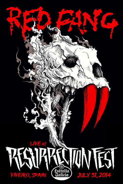 Red Fang: [2014] Resurrection Fest poster