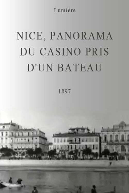 Panorama du casino pris d'un bateau poster