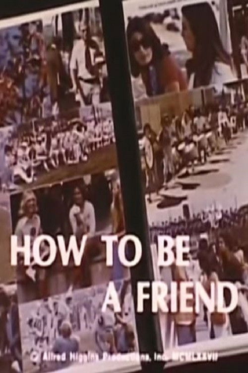 How To Be A Friend poster