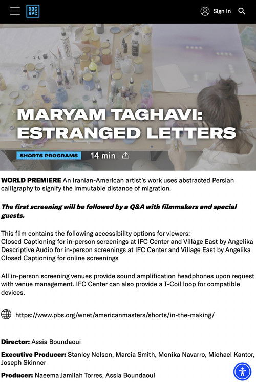Maryam Taghavi: Estranged Letters