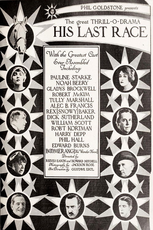 His Last Race poster