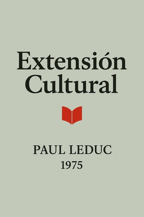 Cultural Extension poster