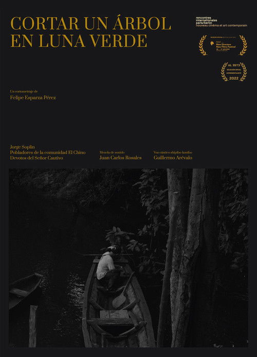 To cut a tree on a green moon poster