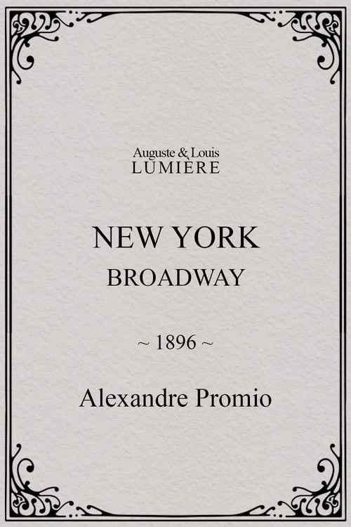 New York, Broadway poster