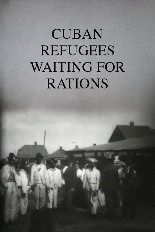 Cuban Refugees Waiting for Rations poster