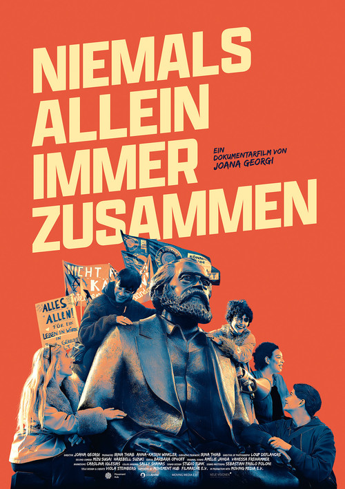 Niemals allein, immer zusammen poster
