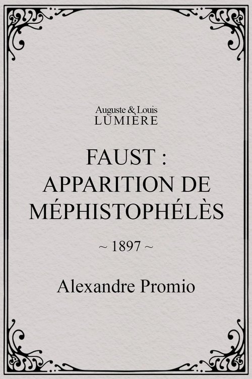 Faust: Appearance of Mephistopheles poster