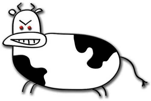 Scary Cow logo