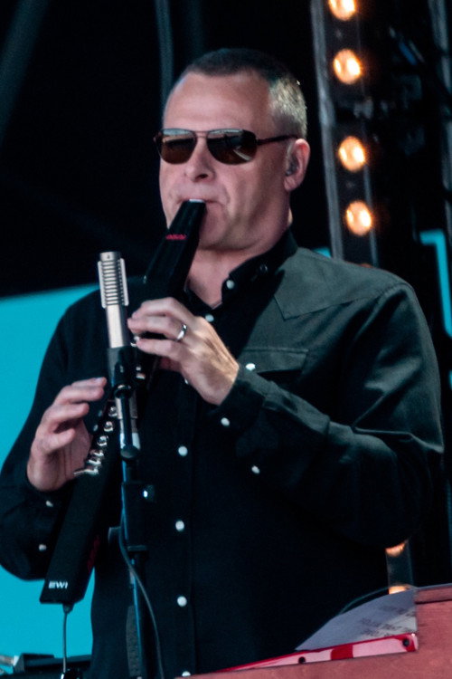 Ian Kirkham as Saxophone, EWI, Keyboards