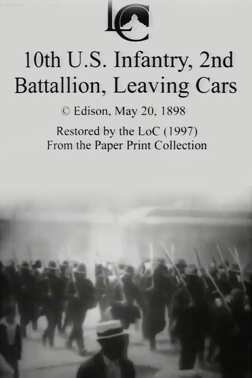 10th U.S. Infantry, 2nd Battalion Leaving Cars poster