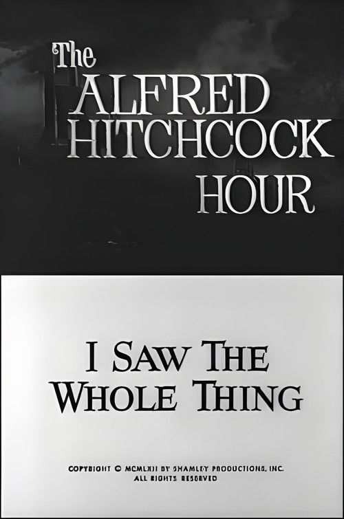 I Saw the Whole Thing