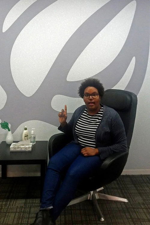 Maya Mariner as News Reporter