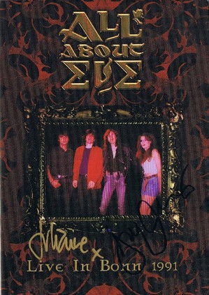 All About Eve Live in Bonn 1991 poster