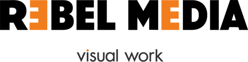 Visual Work Rebel Media logo