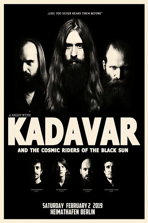 Kadavar And The Cosmic Riders Of The Black Sun - Live At Heimathafen Neukölln poster