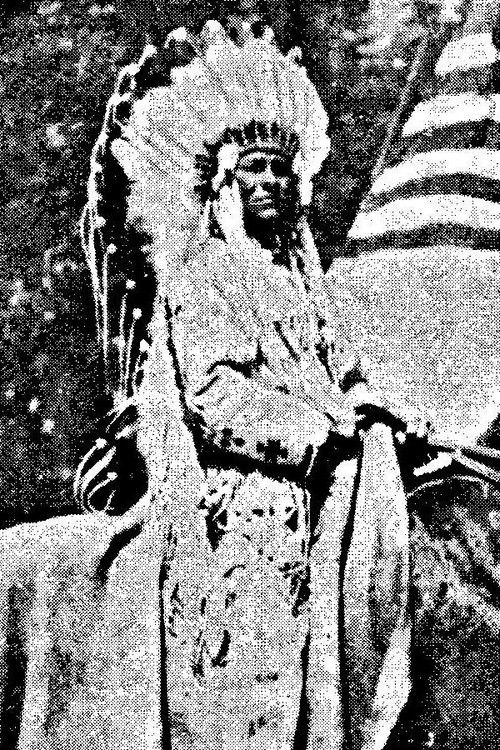 Chief Buffalo Child Long Lance as Baluk, mighty hunter