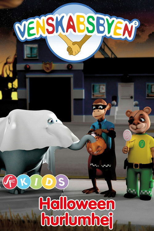 Venskabsbyen - Halloween-hurlumhej poster