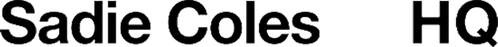 Sadie Coles HQ logo