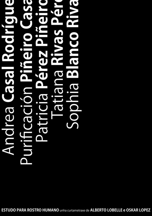 Study for human face poster