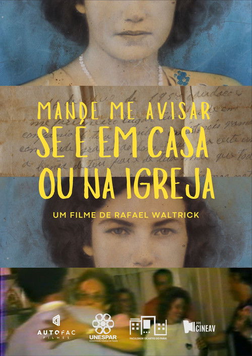 Let me know if it's at home or at church poster