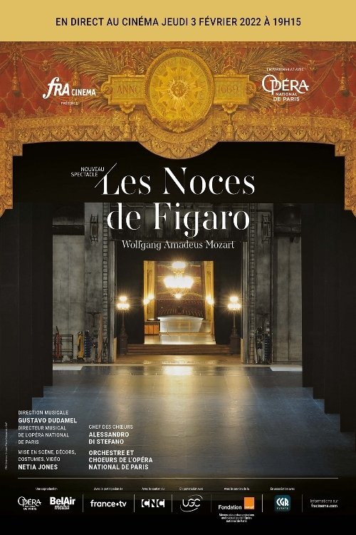 Les Noces de Figaro, Opéra Garnier de Paris poster