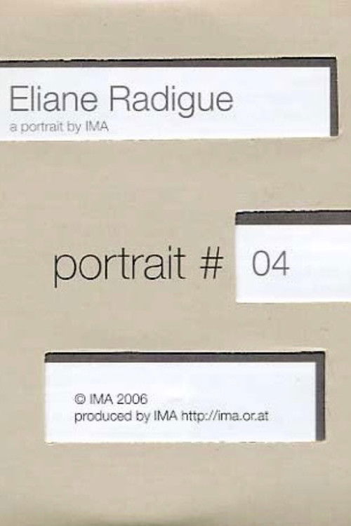 Portrait #04: Eliane Radigue poster