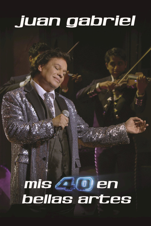 Juan Gabriel: Mis 40 en Bellas Artes poster