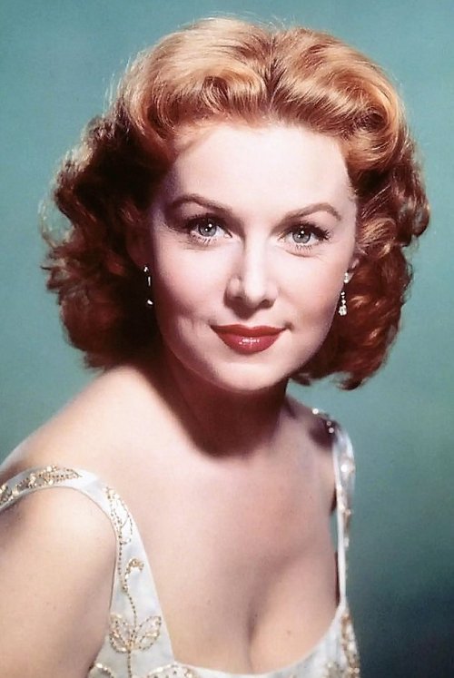Rhonda Fleming as Girl on Train (uncredited)