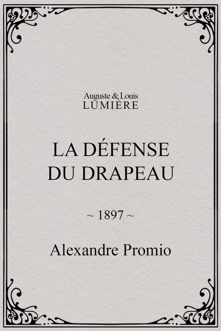 La défense du drapeau poster