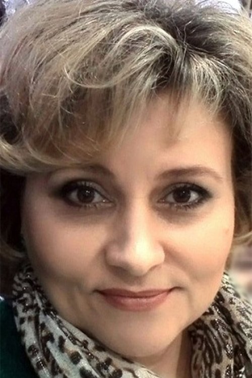 Larisa Firsova as woman with dachshund