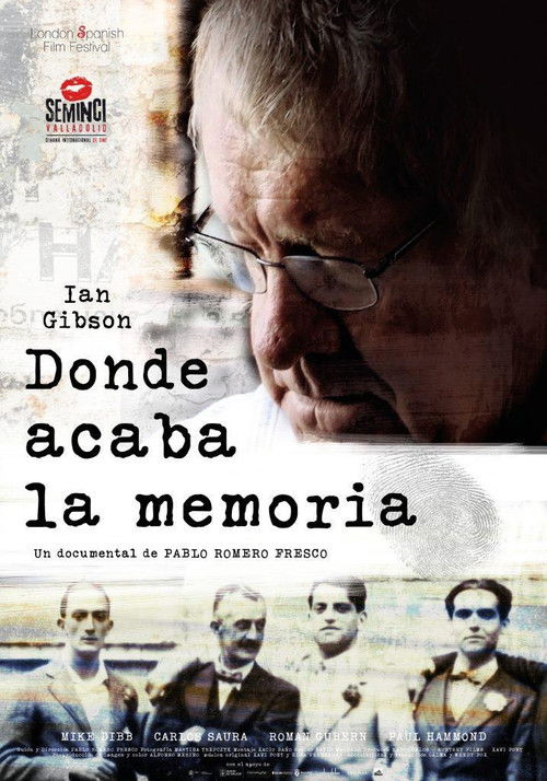 Donde acaba la memoria poster