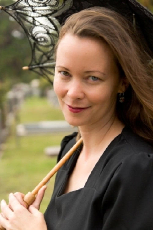 Karie Bible as Train Passenger