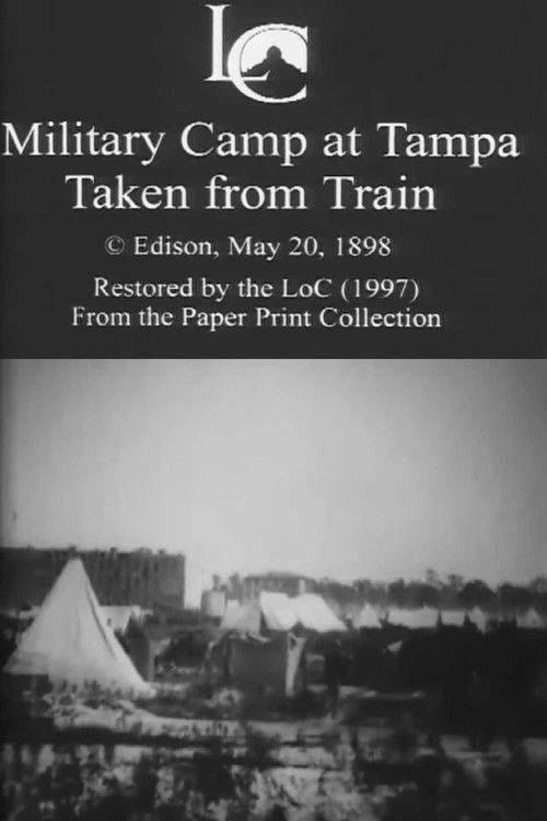 Military Camp at Tampa, Taken from Train poster