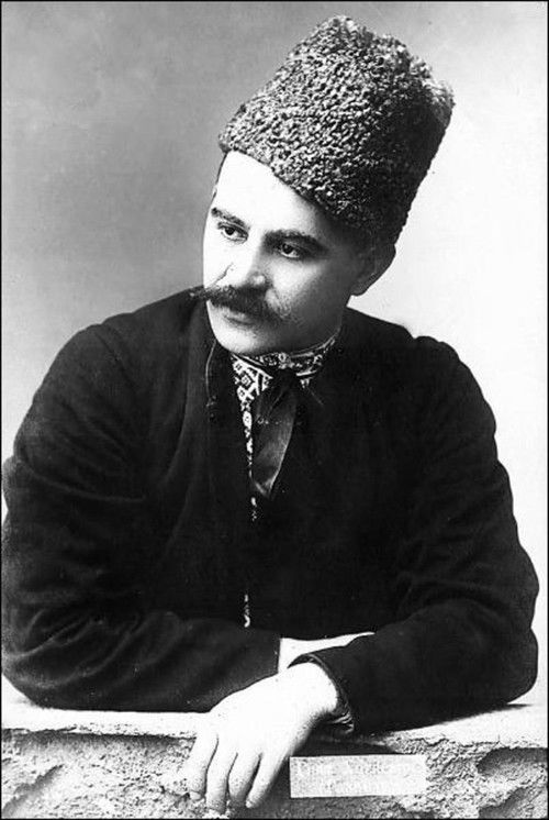 Hnat Khotkevych as Kirik the blind bandura player