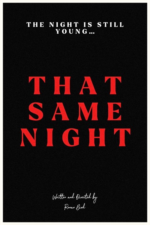 That Same Night poster