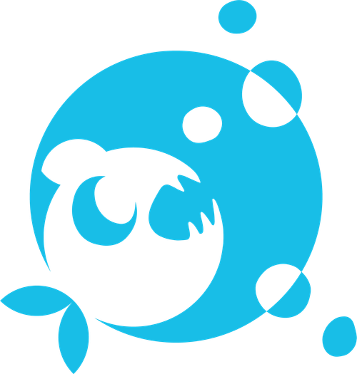 Fish Blowing Bubbles logo