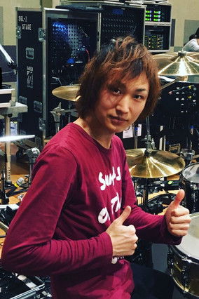 Hideki Aoyama as God of Drums