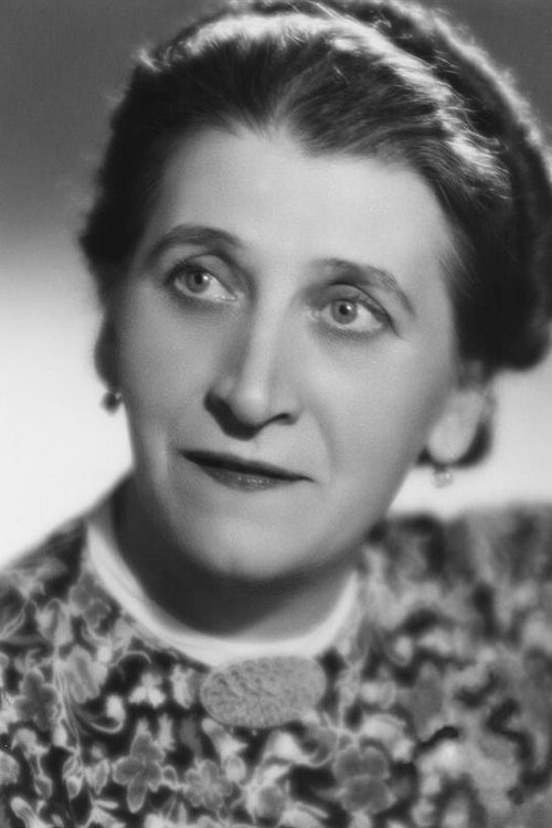 Hermína Vojtová as ředitelka hospodářského spolku