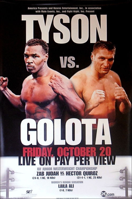 Mike Tyson vs Andrew Golota poster