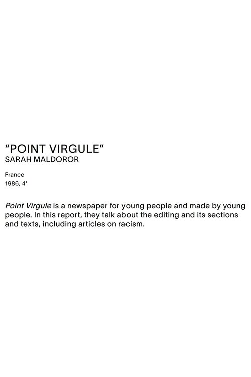 Point Virgule, Youth Journal