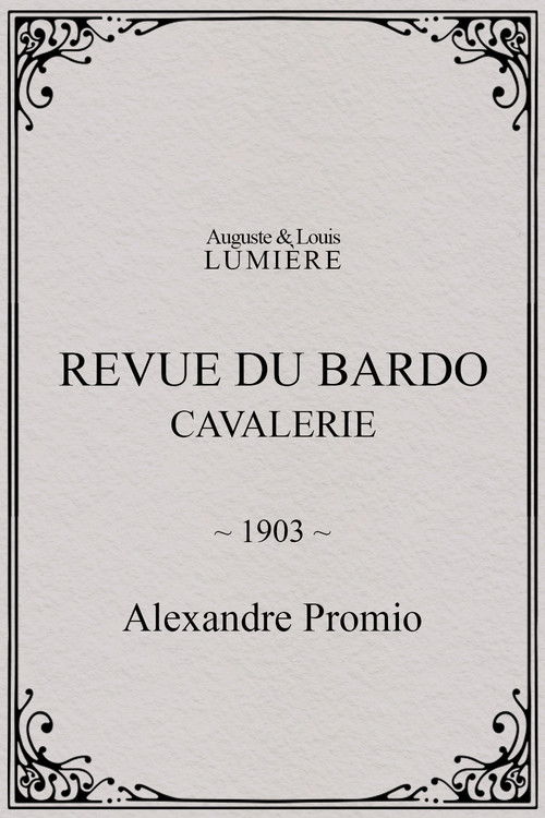 Revue du Bardo : cavalerie