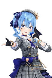 Hoshimachi Suisei as Hoshimachi Suisei